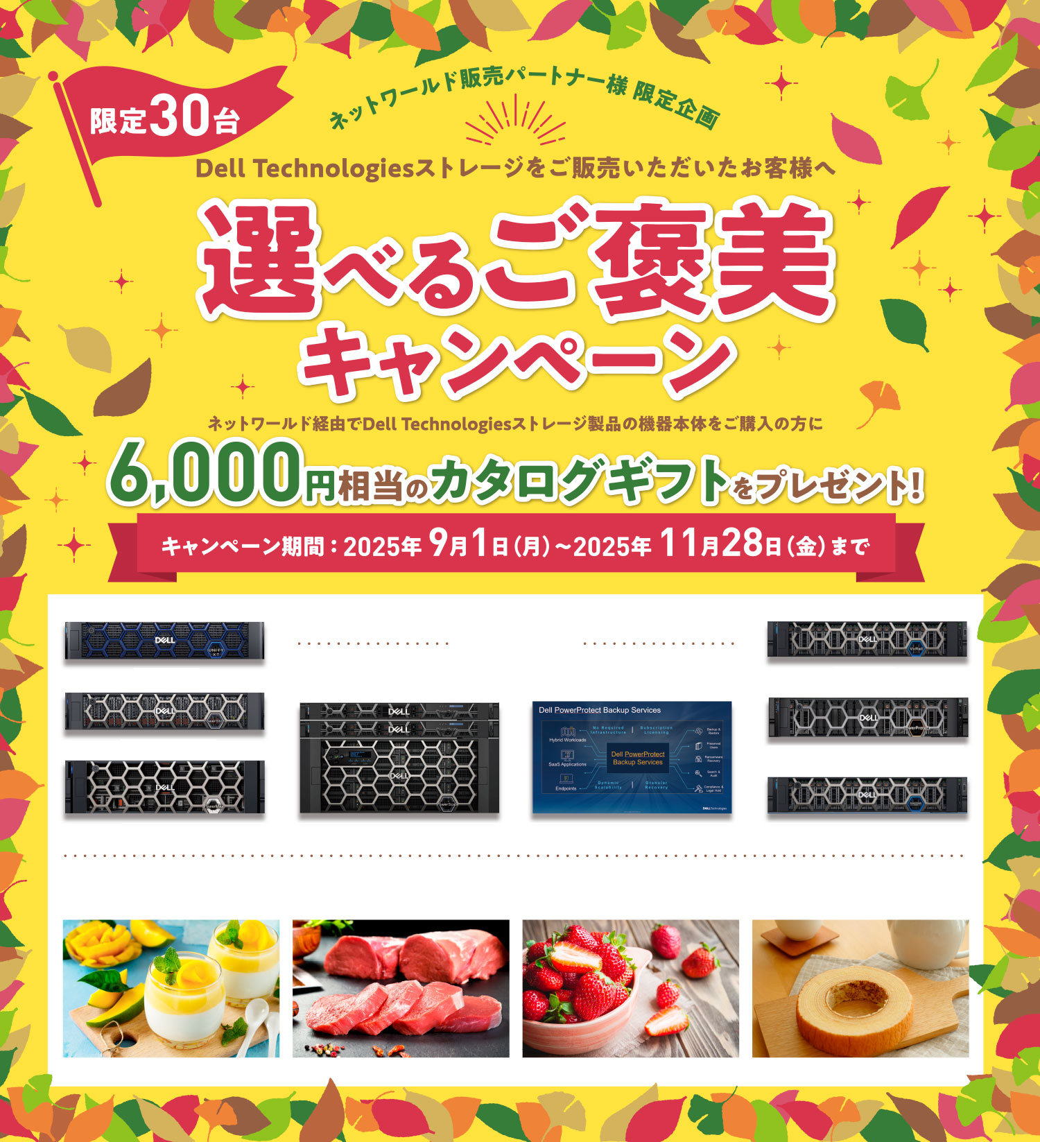 Dell Technologiesストレージをご販売いただいたお客様へ　プレゼントキャンペーン