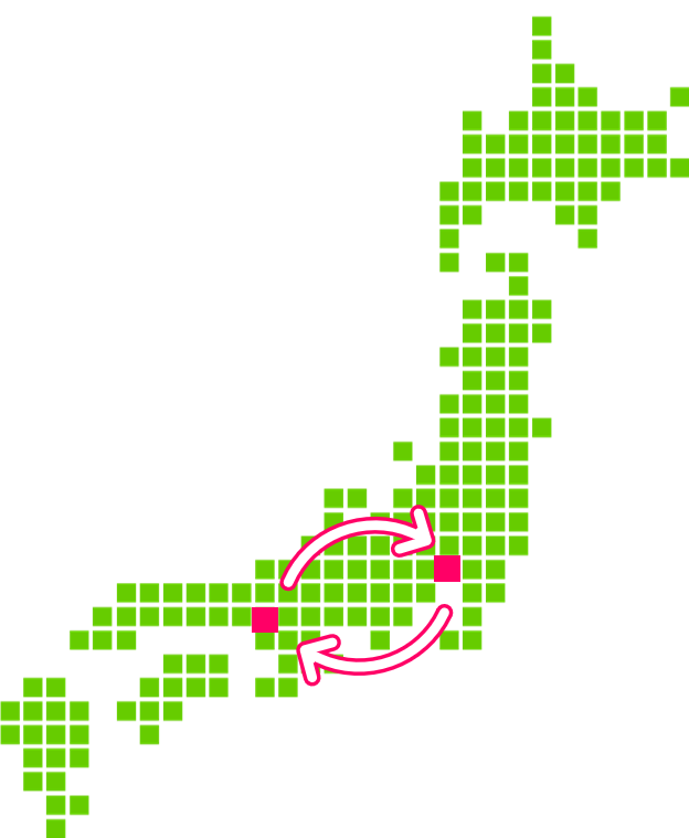 2つのリージョンで災害対策