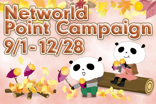 ネットワールドポイントキャンペーン 2023 Autumn