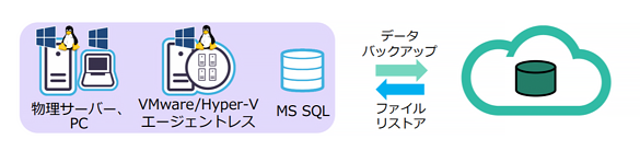 Arcserve UDP Cloud Directの提供サービス BaaS：バックアップ サービス