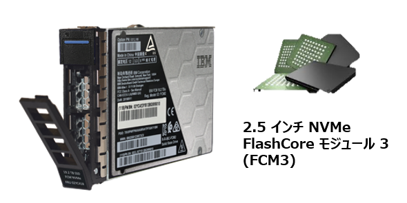 2.5 インチ NVMe FlashCore モジュール 3 (FCM3)