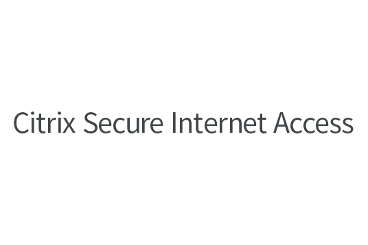 Citrix Secure Internet Access
