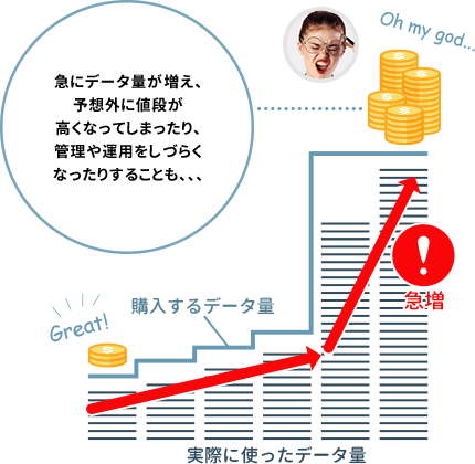 データ量と費用