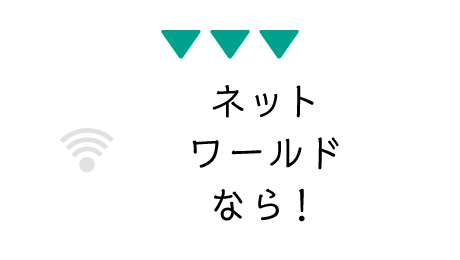 ネットワールドなら！