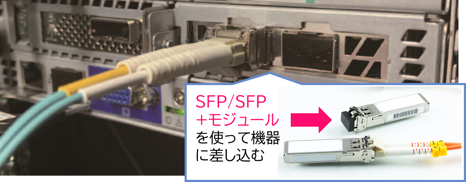 光ファイバ差し込みイメージ