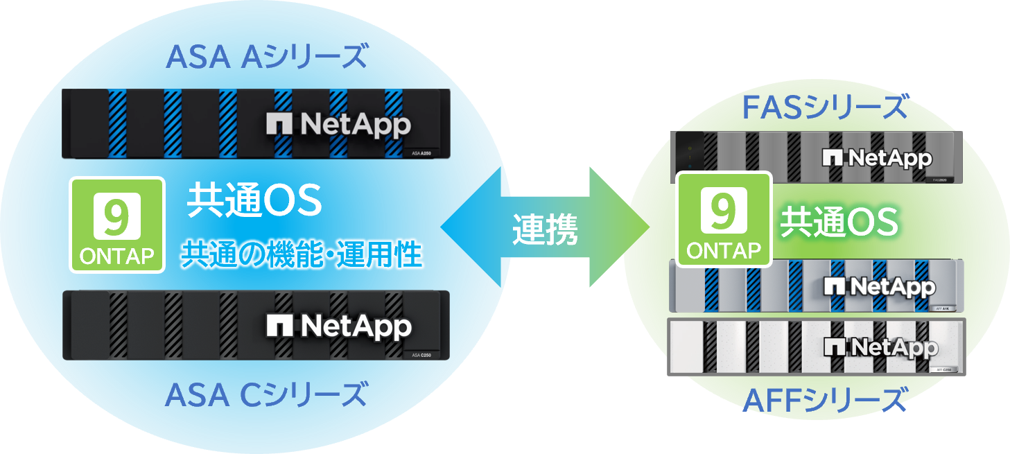 ONTAP One for SANライセンス搭載