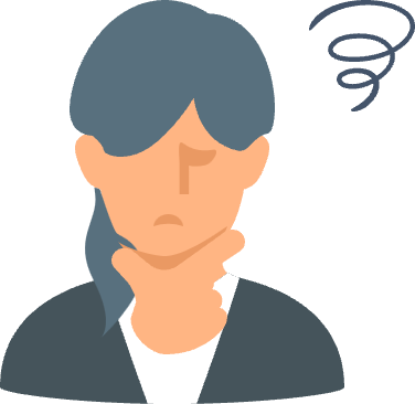 困っている人物