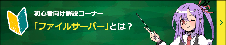 初心者向け解説コーナー「ファイルサーバー」とは？