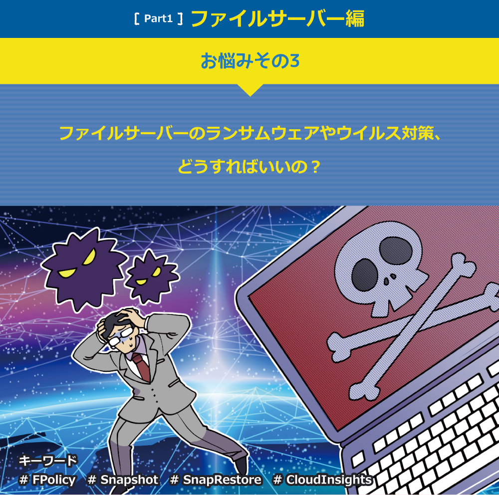 ファイルサーバーのランサムウェアやウイルス対策、どうすればいいの？