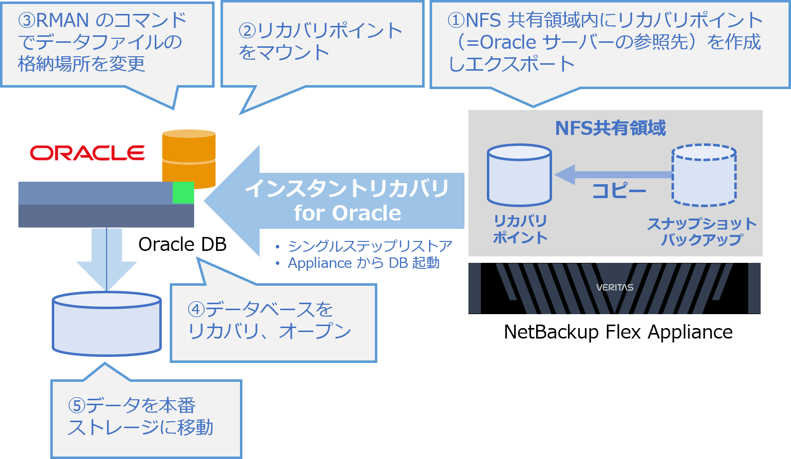 Oracle 高速リカバリ（Copilot for Oracle）