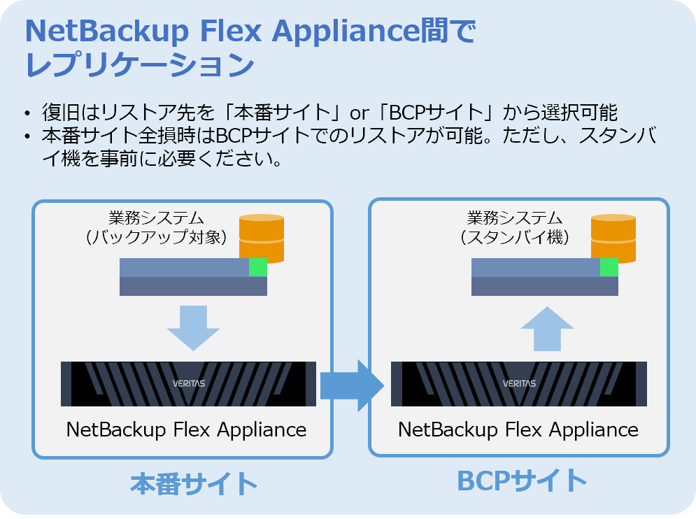 04-1　 Enterprise向け災害対策① NetBackup Flex Appliance2台